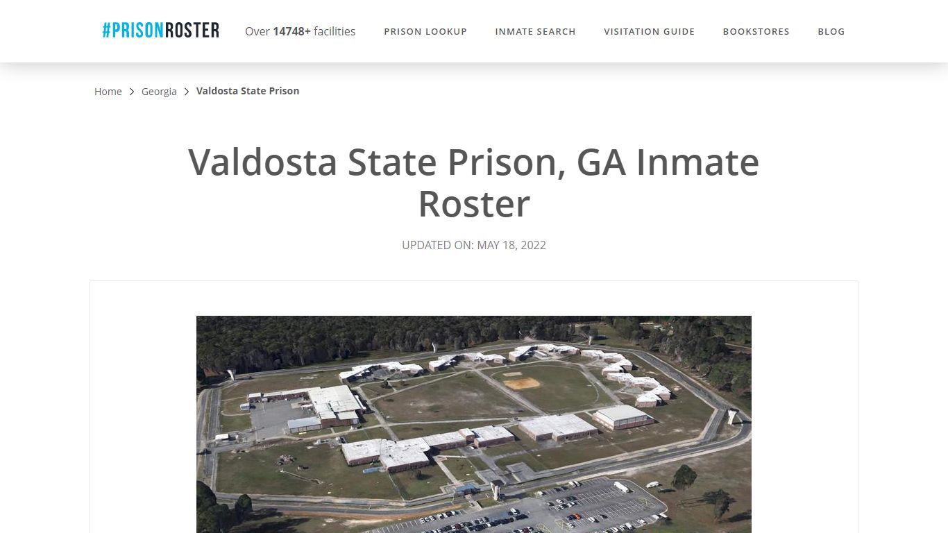 Valdosta State Prison, GA Inmate Roster